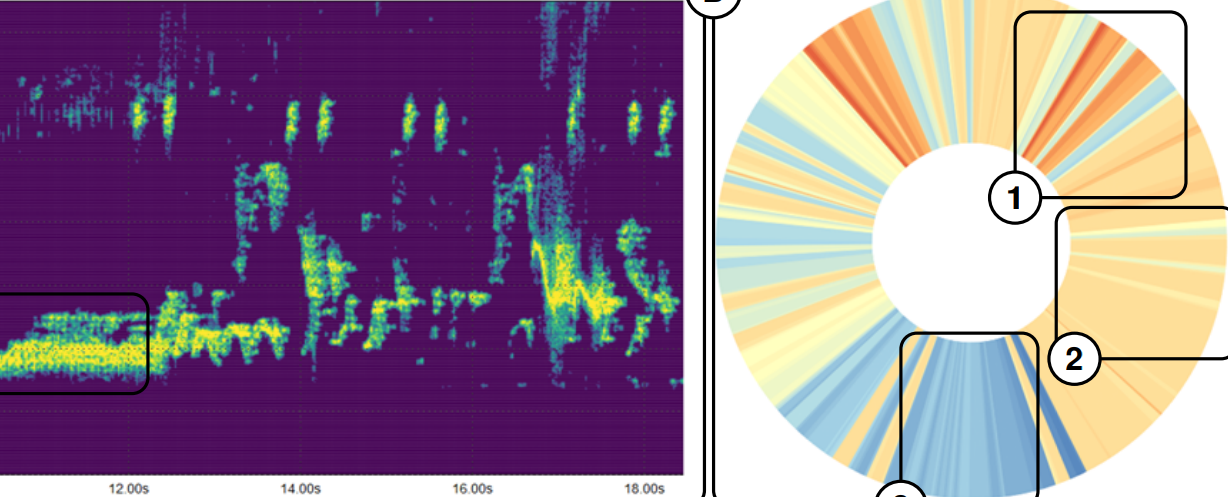 Interactive Classification Using Spectrograms and Audio Glyphs